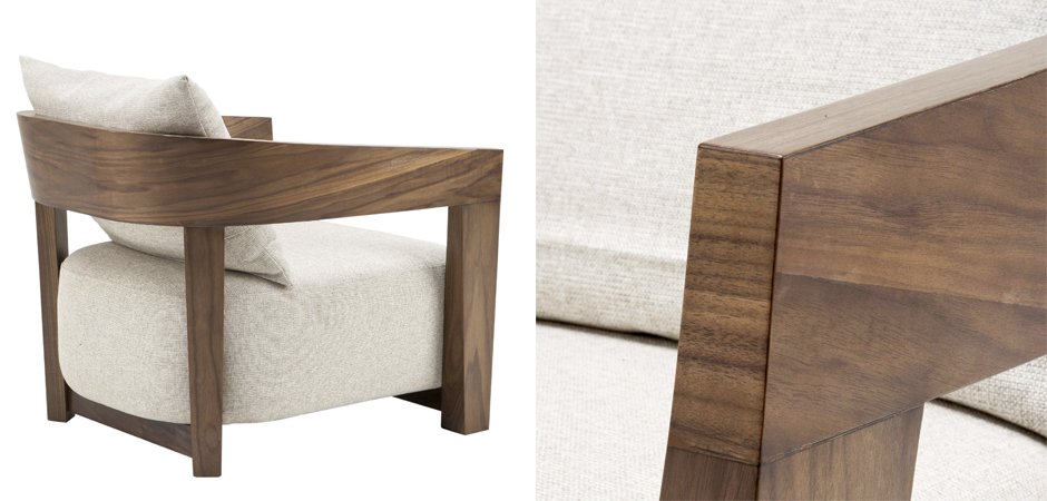 Кресло Eichholtz Chair Rubautelli Walnut Кресло Eichholtz Chair Rubautelli Walnut - Loft-Concept в Тюмени