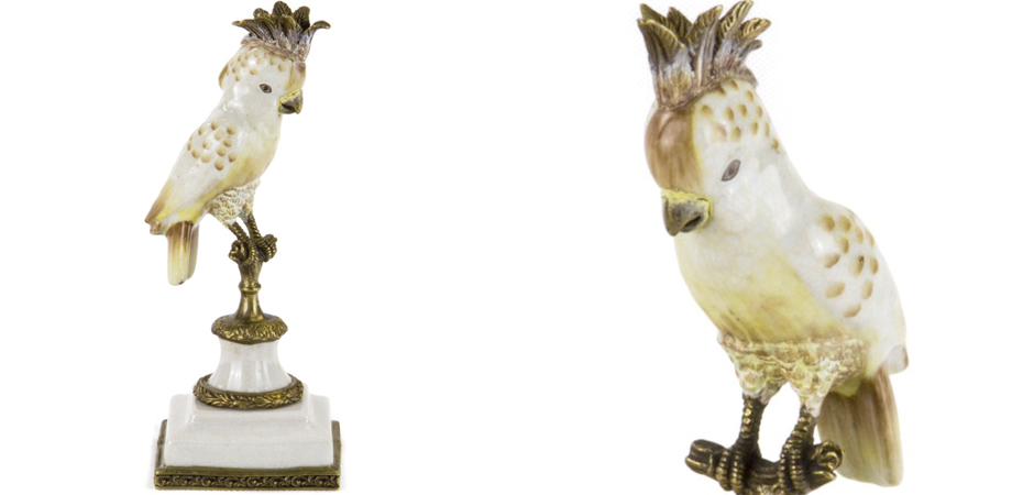 Статуэтка White Crested Parrot Статуэтка White Crested Parrot - Loft-Concept в Тюмени