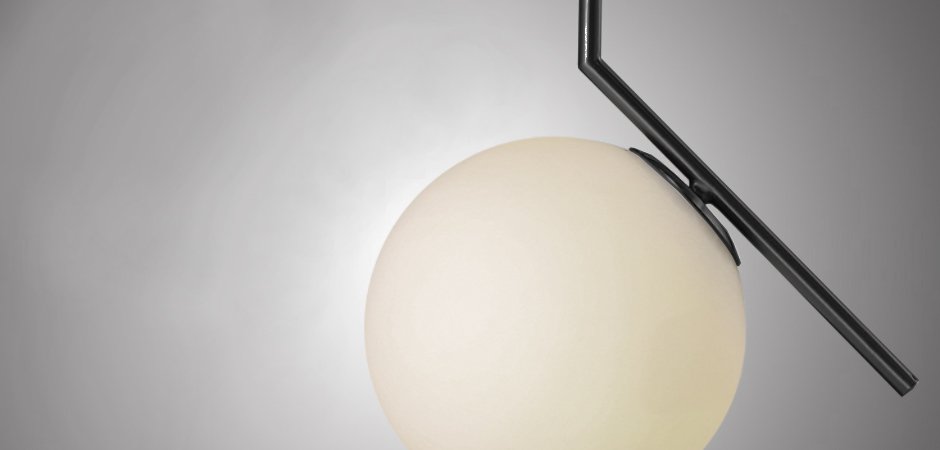 Светильник Flos IC Lighting Black Pendant Lamp Светильник Flos IC Lighting Black Pendant Lamp - Loft-Concept в Тюмени