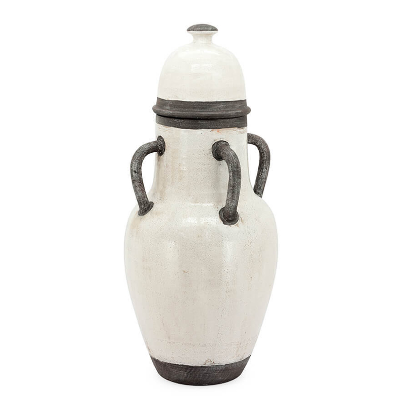 Ваза VASE BERENICE TOTEM Молочный Ваза VASE BERENICE TOTEM Молочный в Тюмени | Loft Concept
