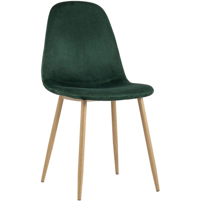 Стул Archie Chair Темно-Зеленый Велюр Зеленый Древесина Стул Archie Chair Темно-Зеленый Велюр Зеленый Древесина в Тюмени | Loft Concept