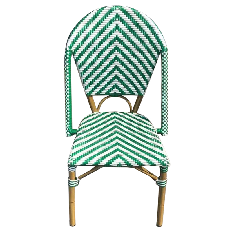 Стул ротанг Wicker Jerome Rattan Chair Green Зеленый Белый Древесина Стул ротанг Wicker Jerome Rattan Chair Green Зеленый Белый Древесина в Тюмени | Loft Concept