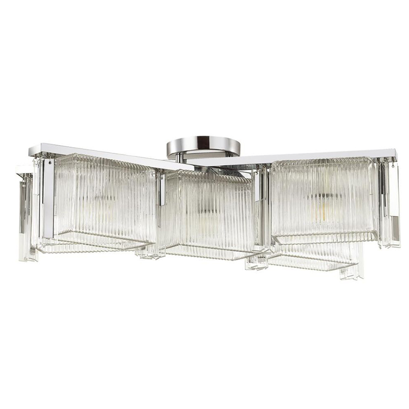 Люстра Madelen Chrome Chandelier 5 Хром Прозрачный (Transparent) Люстра Madelen Chrome Chandelier 5 Хром Прозрачный (Transparent) в Тюмени | Loft Concept