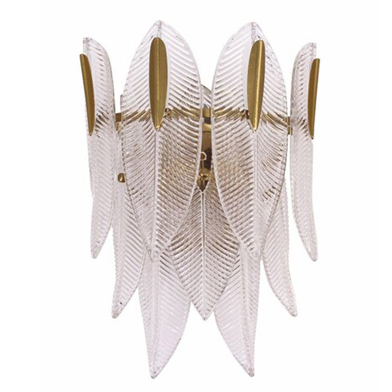 Бра Textured Glass Petals Sconce Бронза Бра Textured Glass Petals Sconce Бронза в Тюмени | Loft Concept