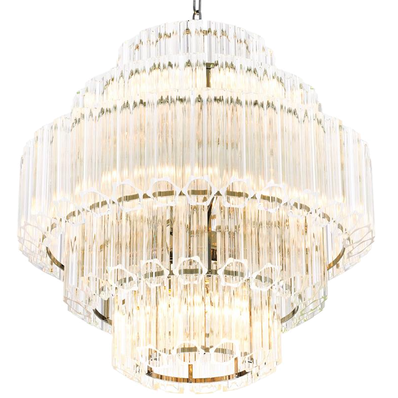 Люстра Chandelier Vittoria S Clear Никель Прозрачный (Transparent) Люстра Chandelier Vittoria S Clear Никель Прозрачный (Transparent) в Тюмени | Loft Concept