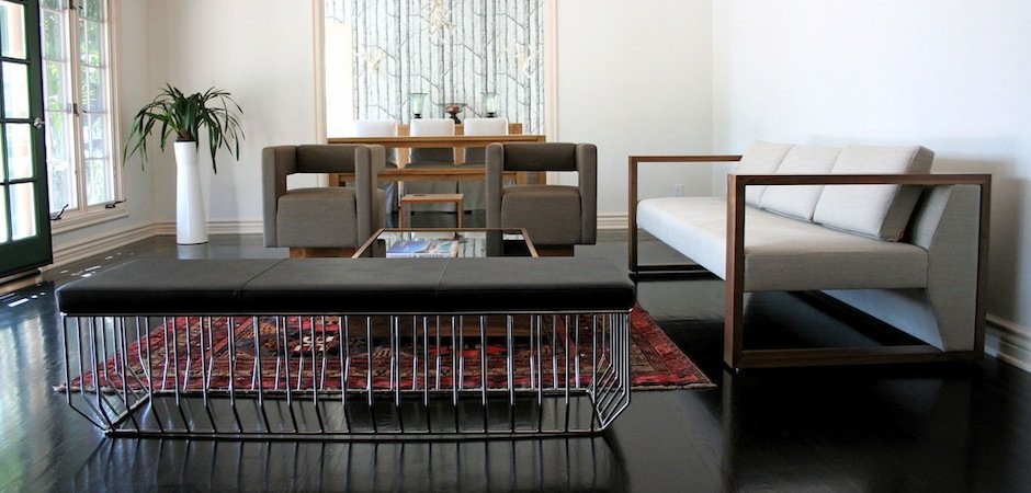 Банкетка Reza Feiz leather Bench Банкетка Reza Feiz leather Bench - Loft-Concept в Тюмени