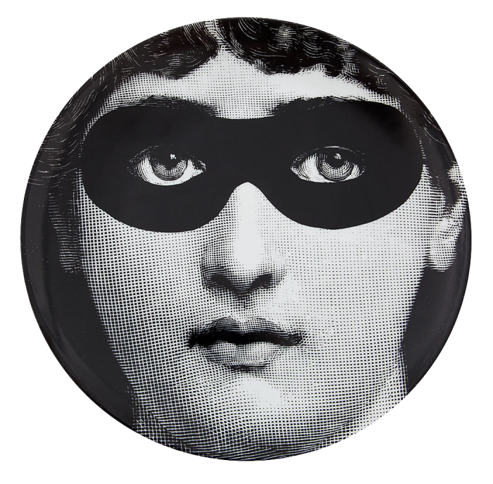 Декоративная тарелка Fornasetti 022 Черный в Тюмени | Loft Concept 
