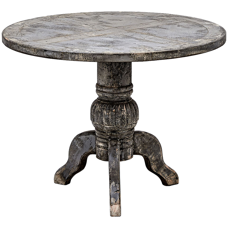 Обеденный стол Estela Dinner Table Винтажный черный Обеденный стол Estela Dinner Table Винтажный черный в Тюмени | Loft Concept