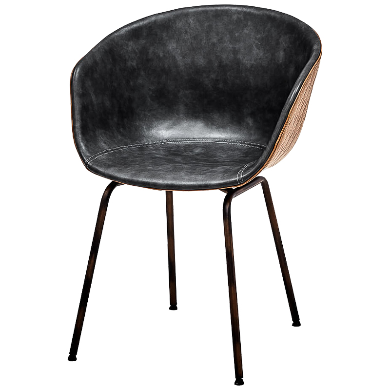 Стул Combi Caramel and Graphite Stool Черный Карамель Темная бронза Стул Combi Caramel and Graphite Stool Черный Карамель Темная бронза в Тюмени | Loft Concept