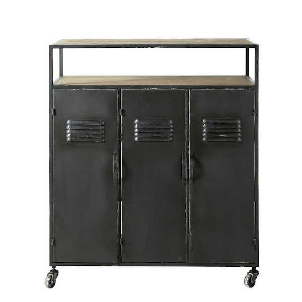 Комод в стиле Индастриал Industrial Kraft Chest Черный Комод в стиле Индастриал Industrial Kraft Chest Черный в Тюмени | Loft Concept
