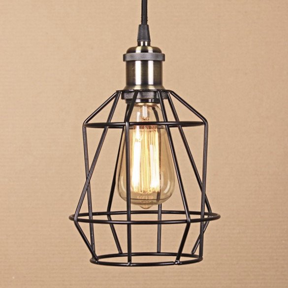 Подвесной светильник Wire Cage Pendant Pripl Black Черный Подвесной светильник Wire Cage Pendant Pripl Black Черный в Тюмени | Loft Concept