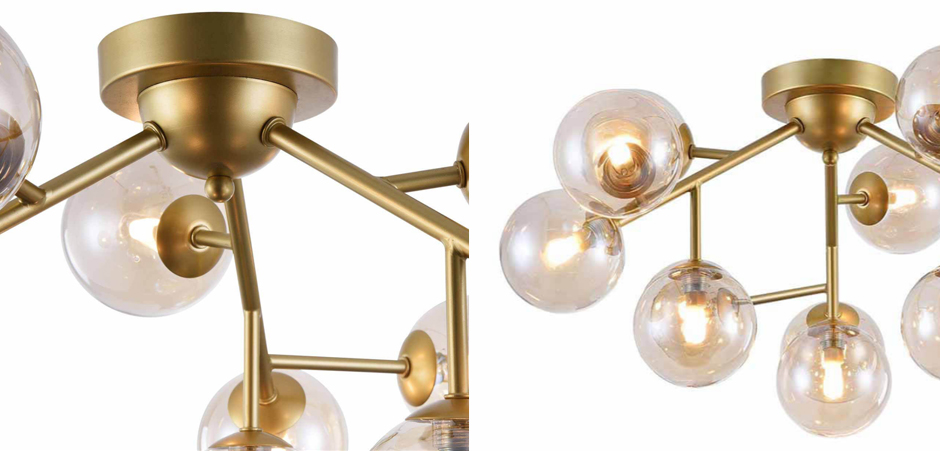 Потолочный Светильник Berries Chandelier Amber 60 Потолочный Светильник Berries Chandelier Amber 60 - Loft-Concept в Тюмени