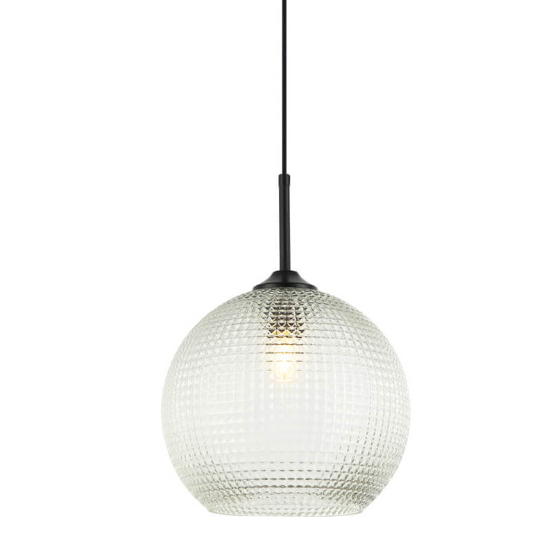 Подвесной светильник Crystal Galaxy Ball transparent glass Черный Прозрачное Стекло Подвесной светильник Crystal Galaxy Ball transparent glass Черный Прозрачное Стекло в Тюмени | Loft Concept