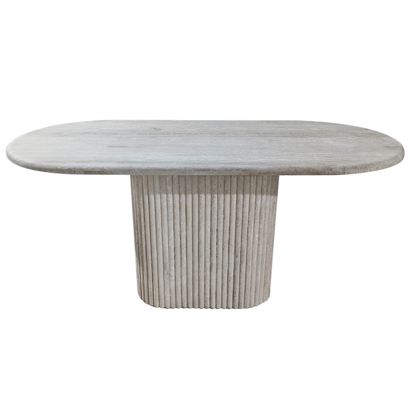 Консоль Annabel Grey Travertine Console Серый Консоль Annabel Grey Travertine Console Серый в Тюмени | Loft Concept