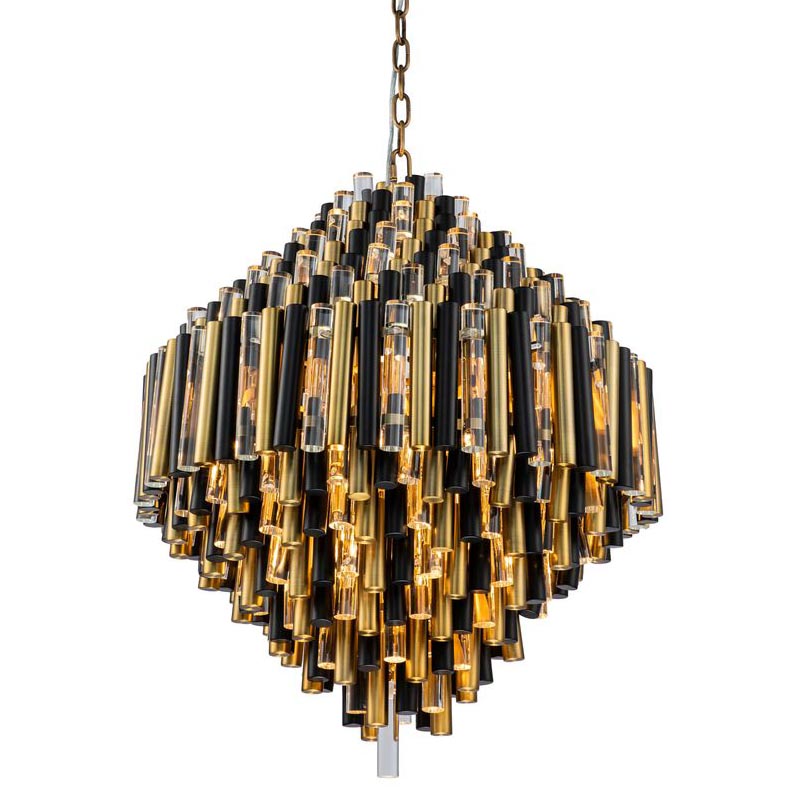 Люстра Black Brass Symphony Chandelier Черный Латунь Прозрачный (Transparent) Люстра Black Brass Symphony Chandelier Черный Латунь Прозрачный (Transparent) в Тюмени | Loft Concept