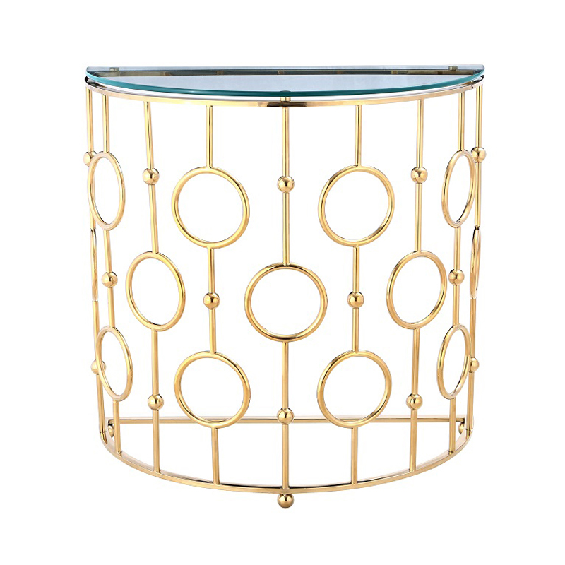 Консоль Console Insignia Rings gold Золотой Консоль Console Insignia Rings gold Золотой в Тюмени | Loft Concept