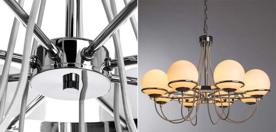 Люстра Melissa Chandelier Chromium Люстра Melissa Chandelier Chromium - Loft-Concept в Тюмени