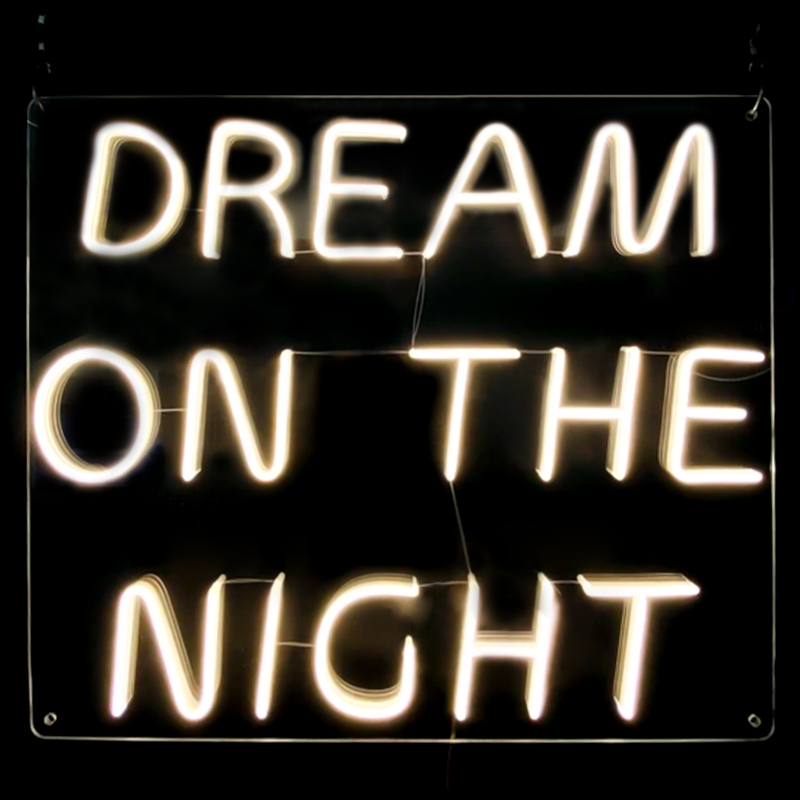 Неоновая настенная лампа Dream On The Night Neon Wall Lamp Прозрачный Желтый Неоновая настенная лампа Dream On The Night Neon Wall Lamp Прозрачный Желтый в Тюмени | Loft Concept