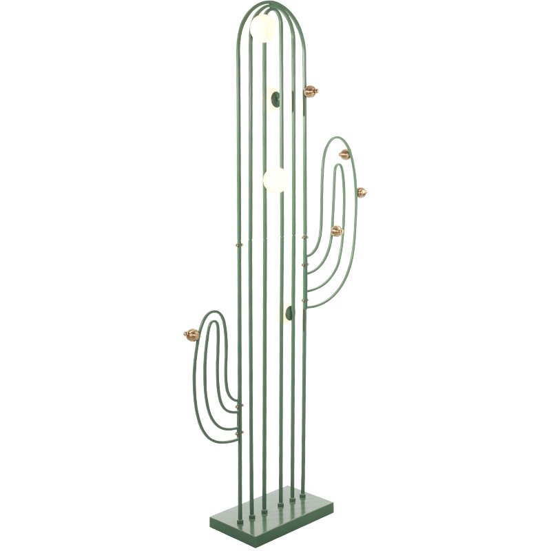 CACTUS Напольный светильник в виде кактуса Зеленый Золотой CACTUS Напольный светильник в виде кактуса Зеленый Золотой в Тюмени | Loft Concept