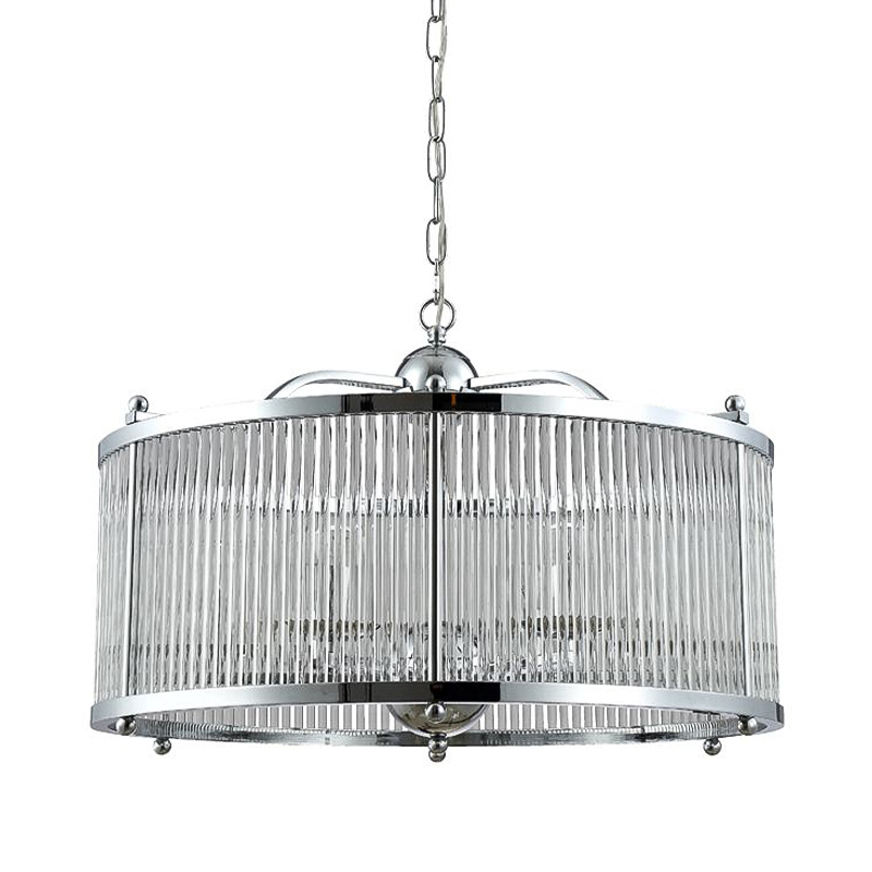 Люстра Gorden Chrome Chandelier Прозрачное Стекло Хром Люстра Gorden Chrome Chandelier Прозрачное Стекло Хром в Тюмени | Loft Concept