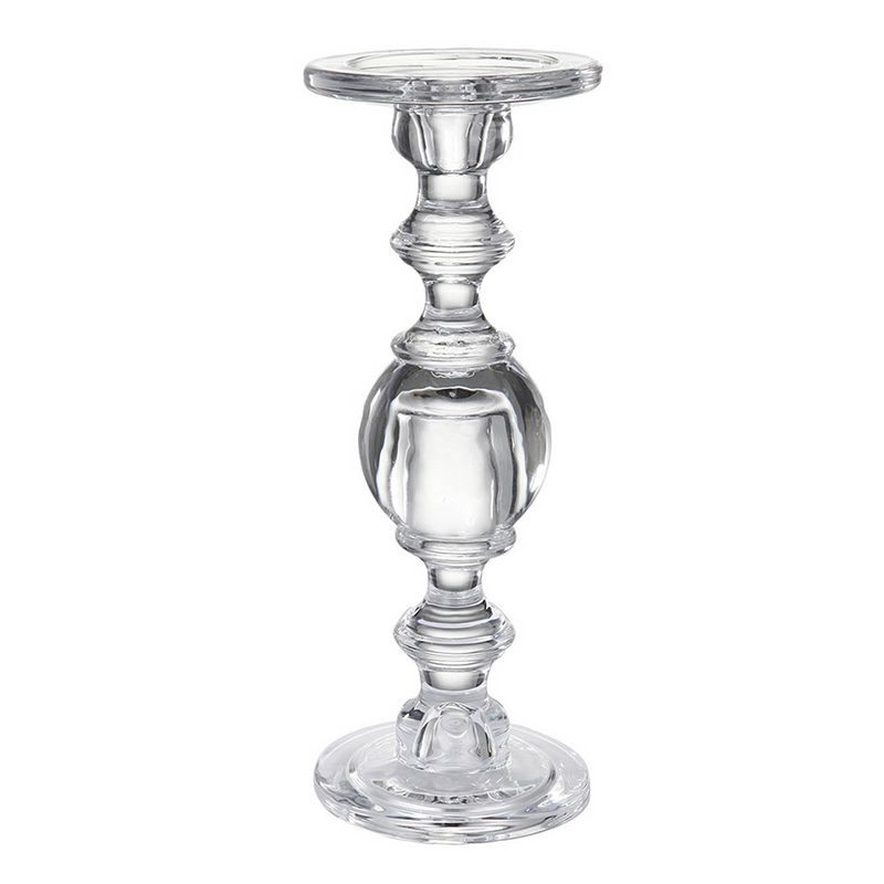Подсвечник Glass Candlestick I Прозрачное Стекло Подсвечник Glass Candlestick I Прозрачное Стекло в Тюмени | Loft Concept