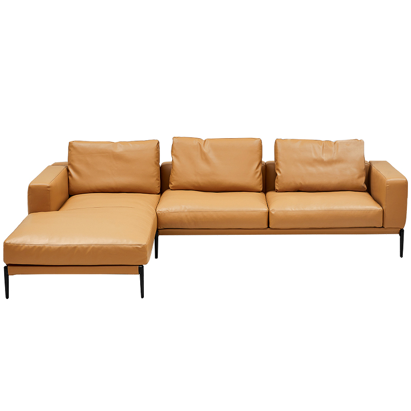Диван угловой Minimalistic Caramel Corner Sofa Карамель Диван угловой Minimalistic Caramel Corner Sofa Карамель в Тюмени | Loft Concept