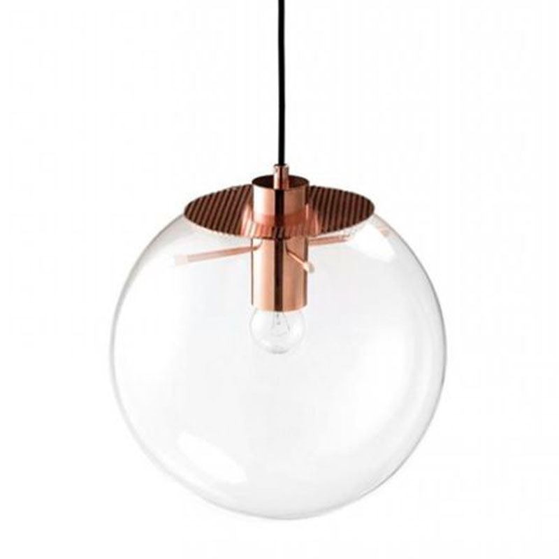 Подвесной светильник Selene Glass Ball Ceiling Lights Gold 40 cm Медь Прозрачное Стекло Подвесной светильник Selene Glass Ball Ceiling Lights Gold 40 cm Медь Прозрачное Стекло в Тюмени | Loft Concept