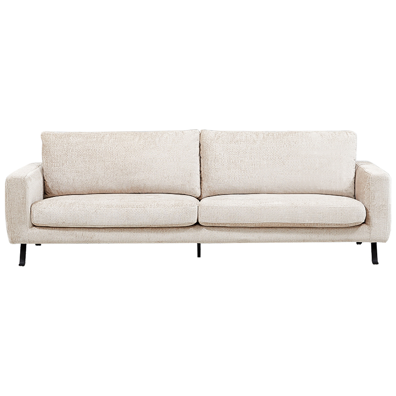 Диван Rowse Beige Sofa Бежевый Черный Диван Rowse Beige Sofa Бежевый Черный в Тюмени | Loft Concept