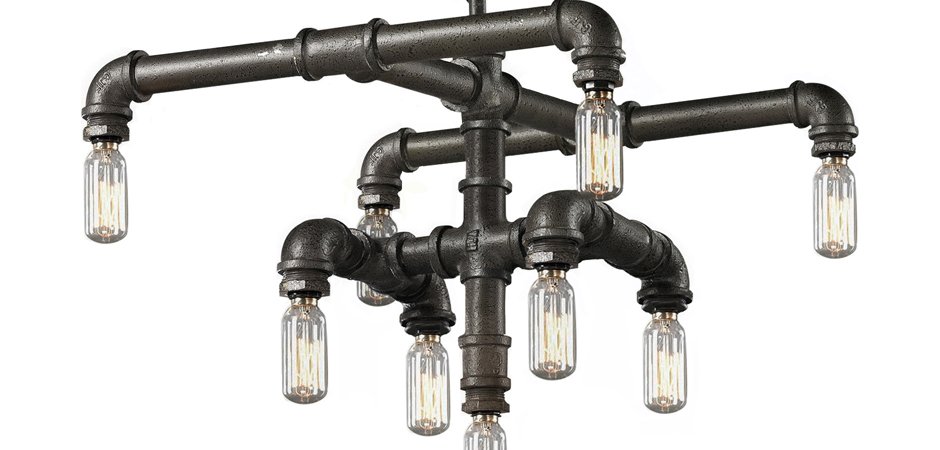 Люстра Water Pipe Connect T9 II Люстра Water Pipe Connect T9 II - Loft-Concept в Тюмени
