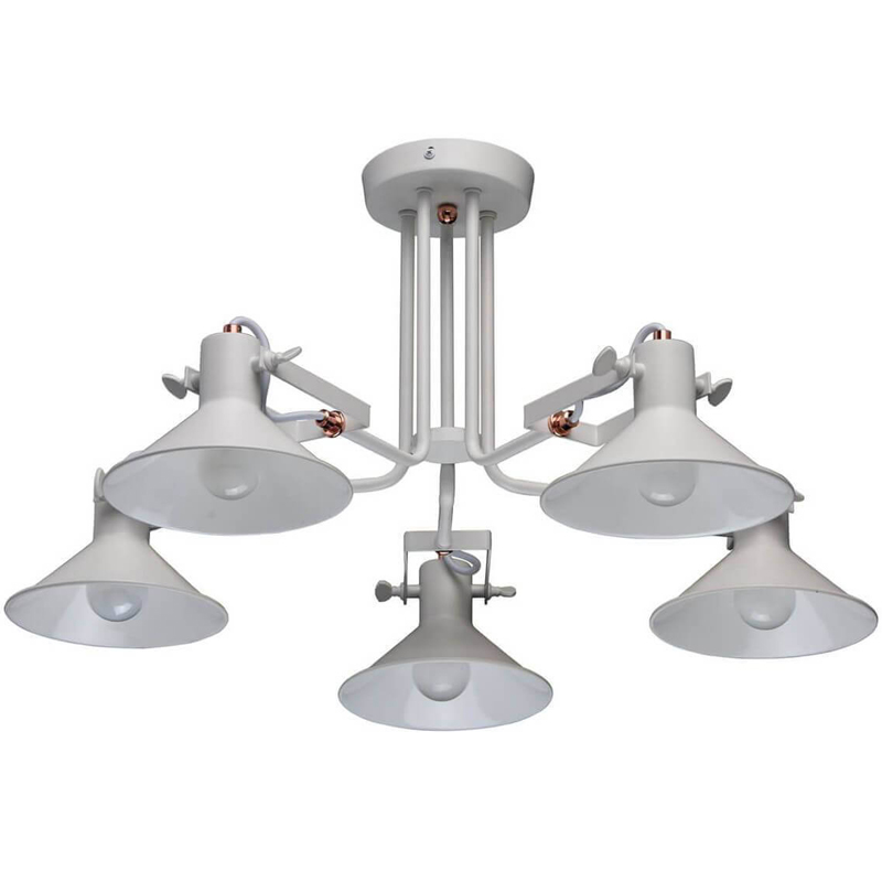 Потолочный светильник Rotating Light White Белый в Тюмени | Loft Concept 