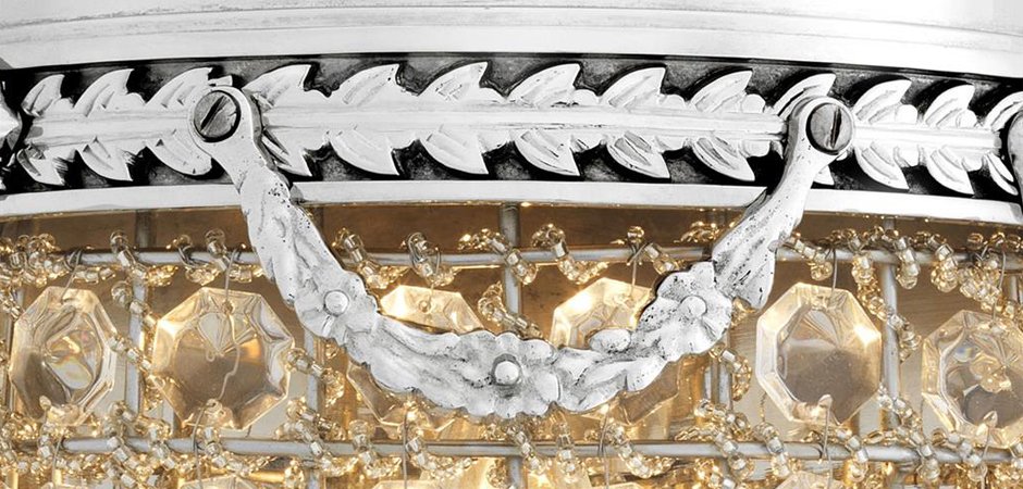 Бра Eichholtz Wall Lamp Emperor Nickel - Loft-Concept в Тюмени