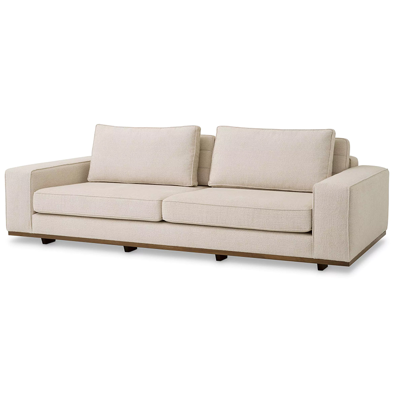 Диван Eichholtz Sofa Aurora S Бежевый Коричневый Диван Eichholtz Sofa Aurora S Бежевый Коричневый в Тюмени | Loft Concept