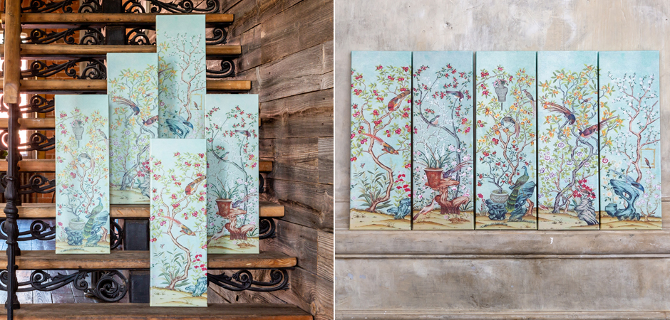 Постер Blue Chinoiserie 4 - Loft-Concept в Тюмени