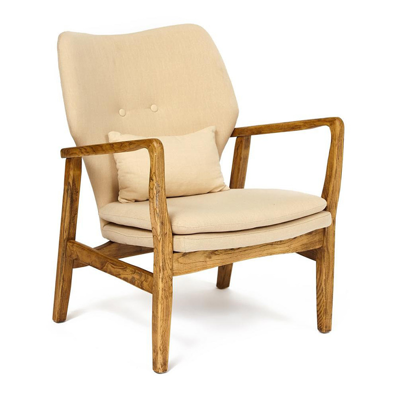 Кресло Makeshift armchair beige Бежевый Кресло Makeshift armchair beige Бежевый в Тюмени | Loft Concept