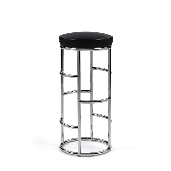 Барный стул Satish Bar Stool Черный Белый Барный стул Satish Bar Stool Черный Белый в Тюмени | Loft Concept