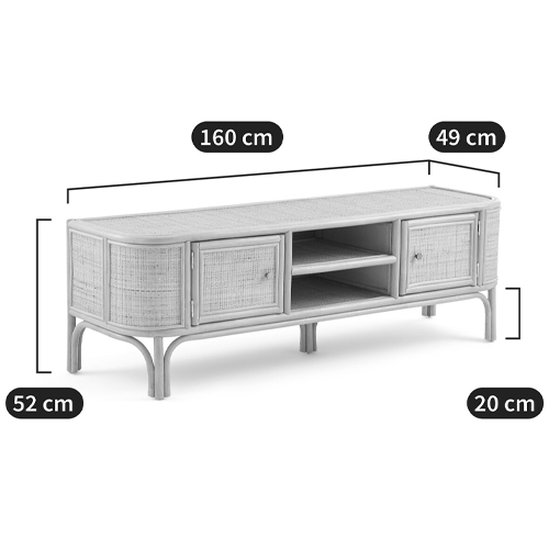 ТВ-тумба из плетеного ротанга Simone Rattan TV Stand ТВ-тумба из плетеного ротанга Simone Rattan TV Stand в Тюмени