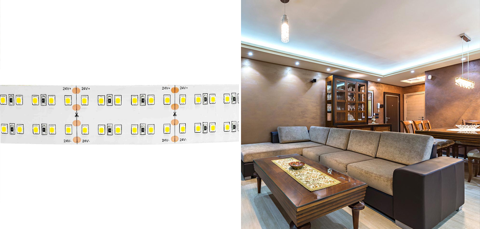 Светодиодная лента 42W/m 240LED/m 2835SMD холодный белый 5M Светодиодная лента 42W/m 240LED/m 2835SMD холодный белый 5M - Loft-Concept в Тюмени