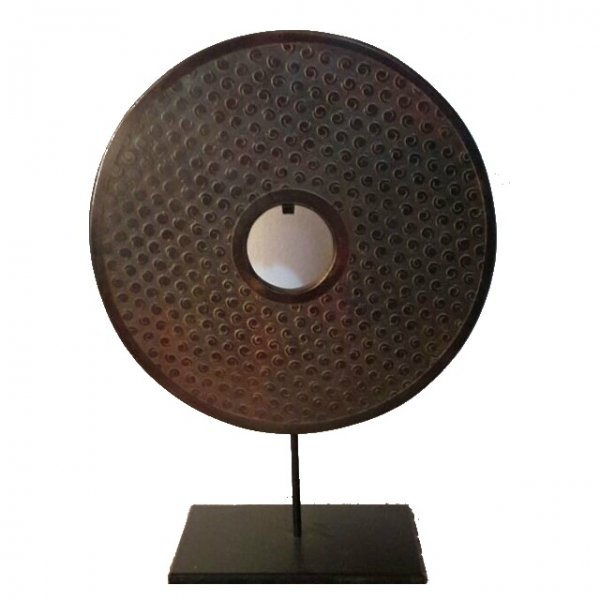 Декоративная статуэтка гонг Gong Коричневый Декоративная статуэтка гонг Gong Коричневый в Тюмени | Loft Concept