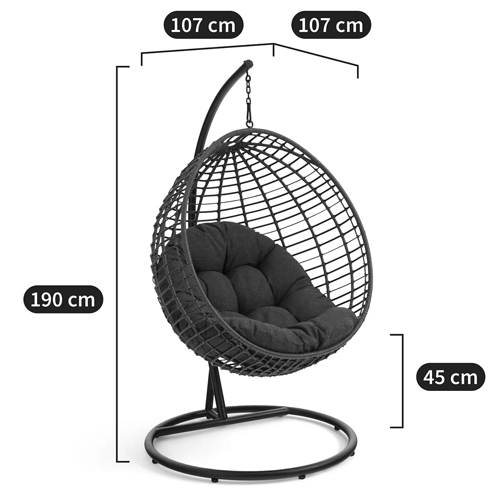 Подвесное уличное кресло Wallaker Hanging Chair Подвесное уличное кресло Wallaker Hanging Chair в Тюмени