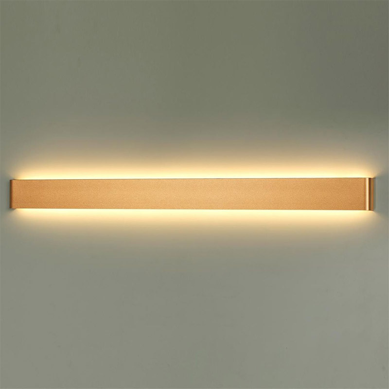 Бра Obverse Gold Long Wall lamp матовое золото Бра Obverse Gold Long Wall lamp матовое золото в Тюмени | Loft Concept