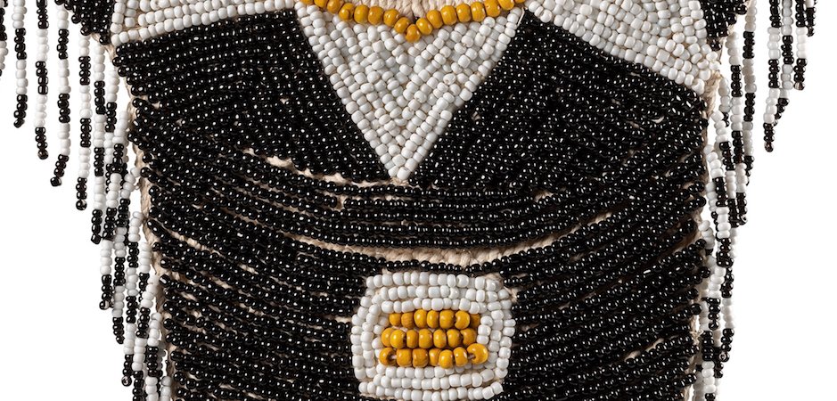 Африканское Ожерелье на подставке NECKLACE BEADS BLACK WHITE MUSTARD Африканское Ожерелье на подставке NECKLACE BEADS BLACK WHITE MUSTARD - Loft-Concept в Тюмени