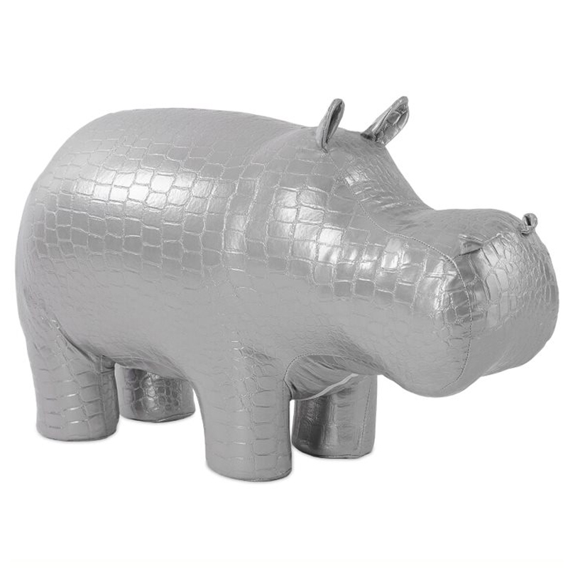 Пуф Бегемот Poof Hippo silver Серебряный Пуф Бегемот Poof Hippo silver Серебряный в Тюмени | Loft Concept