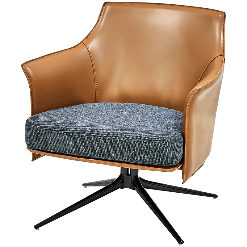 Кресло Badru Chair Серый Черный Карамель Кресло Badru Chair Серый Черный Карамель в Тюмени | Loft Concept