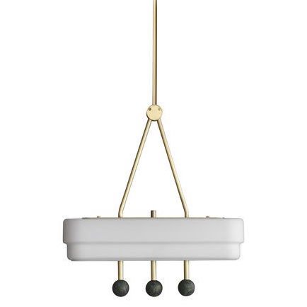 BERT FRANK SPATE PENDANT Bert Frank Латунь Белый BERT FRANK SPATE PENDANT Bert Frank Латунь Белый в Тюмени | Loft Concept
