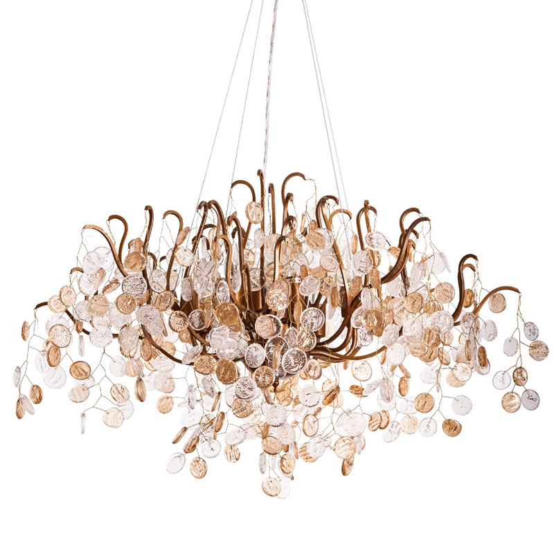 Люстра FAIRYTREE Chandelier Amber Pendants 100 Бронза Прозрачное Стекло Люстра FAIRYTREE Chandelier Amber Pendants 100 Бронза Прозрачное Стекло в Тюмени | Loft Concept