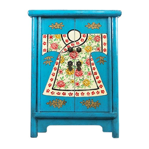 Тумба Chinese Pattern Blue Голубой Мульти Тумба Chinese Pattern Blue Голубой Мульти в Тюмени | Loft Concept