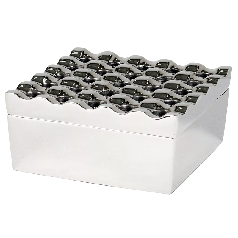 Пепельница Eichholtz Ashtray Deluxe Nickel Никель Пепельница Eichholtz Ashtray Deluxe Nickel Никель в Тюмени | Loft Concept