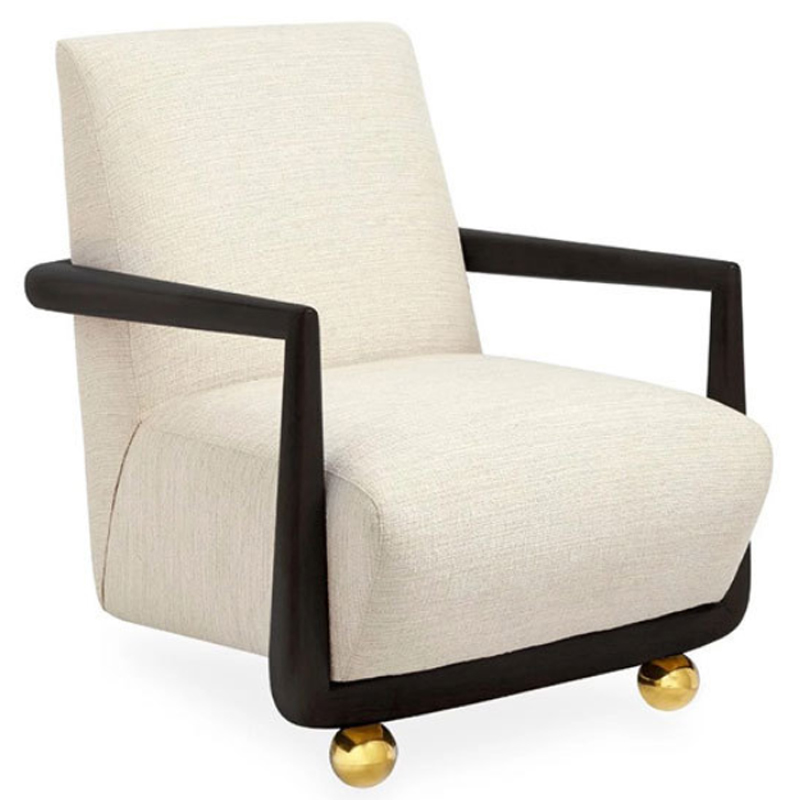 Кресло Jonathan ST. Germain Club Chair ivory ( слоновая кость ) Черный Кресло Jonathan ST. Germain Club Chair ivory ( слоновая кость ) Черный в Тюмени | Loft Concept