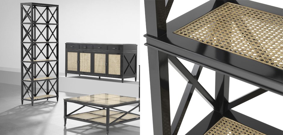 Стеллаж Eichholtz Cabinet Bahamas Стеллаж Eichholtz Cabinet Bahamas - Loft-Concept в Тюмени