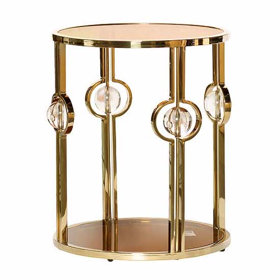 Стол Glass Balls Table Глянцевое золото Янтарь (Amber) Стол Glass Balls Table Глянцевое золото Янтарь (Amber) в Тюмени | Loft Concept